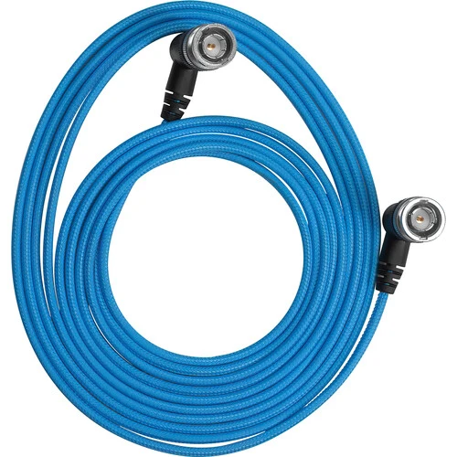 Kondor Blue Ultra Thin 6G SDI Video Cable Right Angle BNC (10ft)