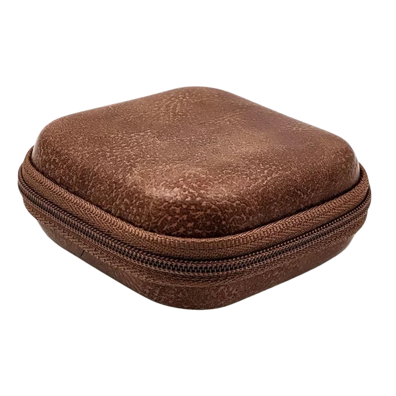 KZ Brown Leather Earphone Case