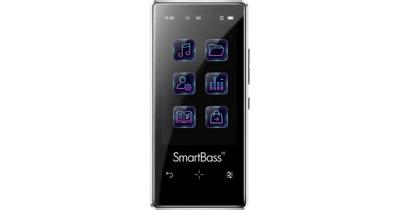 Samvix Smartbass 10 Touchscreen 16GB MP3 Player (Silver)