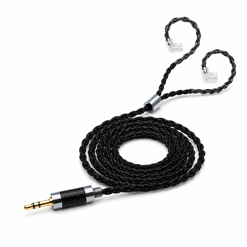GK L200-8 Black Premium HiFi Upgrade Cable