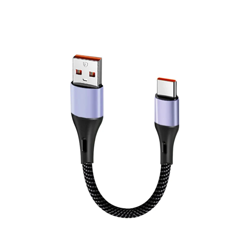 Right-Angle USB-C to USB-C Cable - Fast Charging & Data Sync