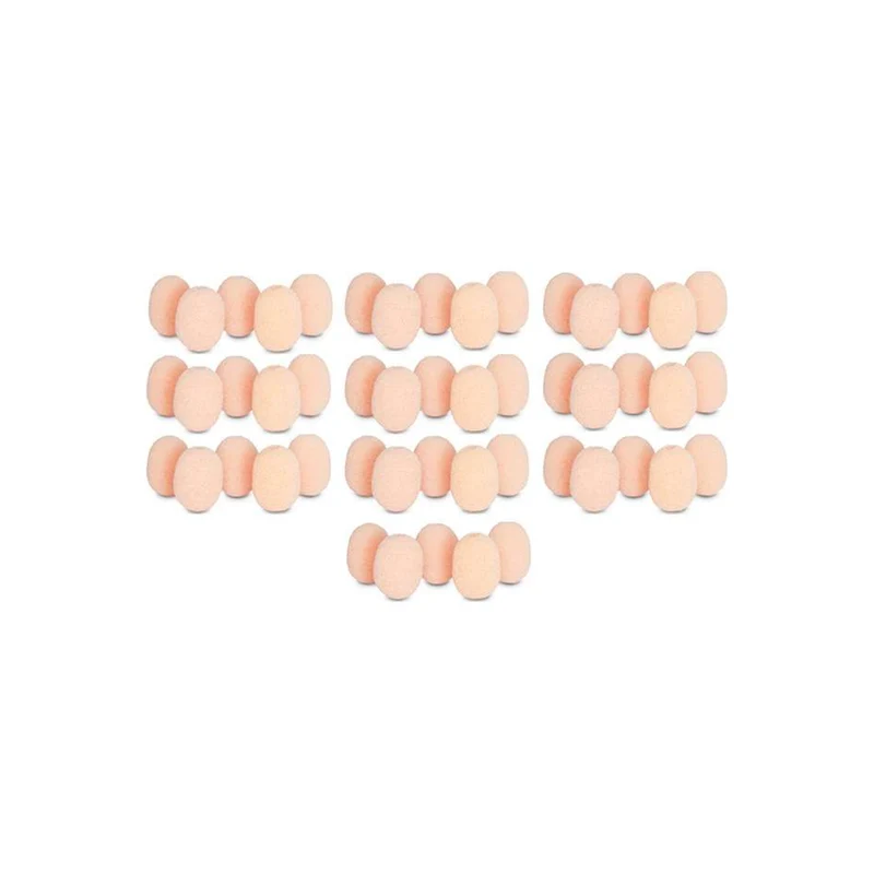 Rycote Lavalier Foams Beige (10 packs of 5)