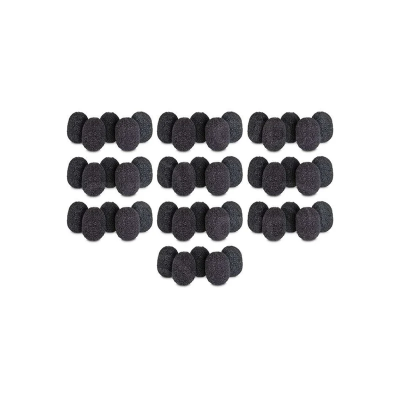 Rycote Lavalier Foams Black (10 packs of 5)