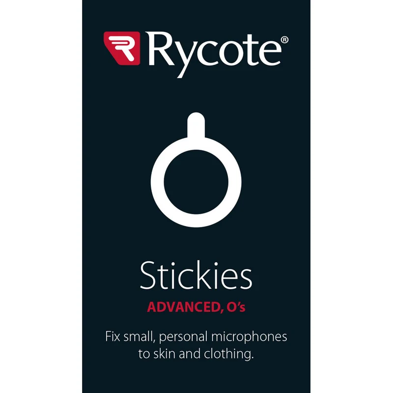 Rycote Stickies Adv, 23mm O's (Bag of 100)