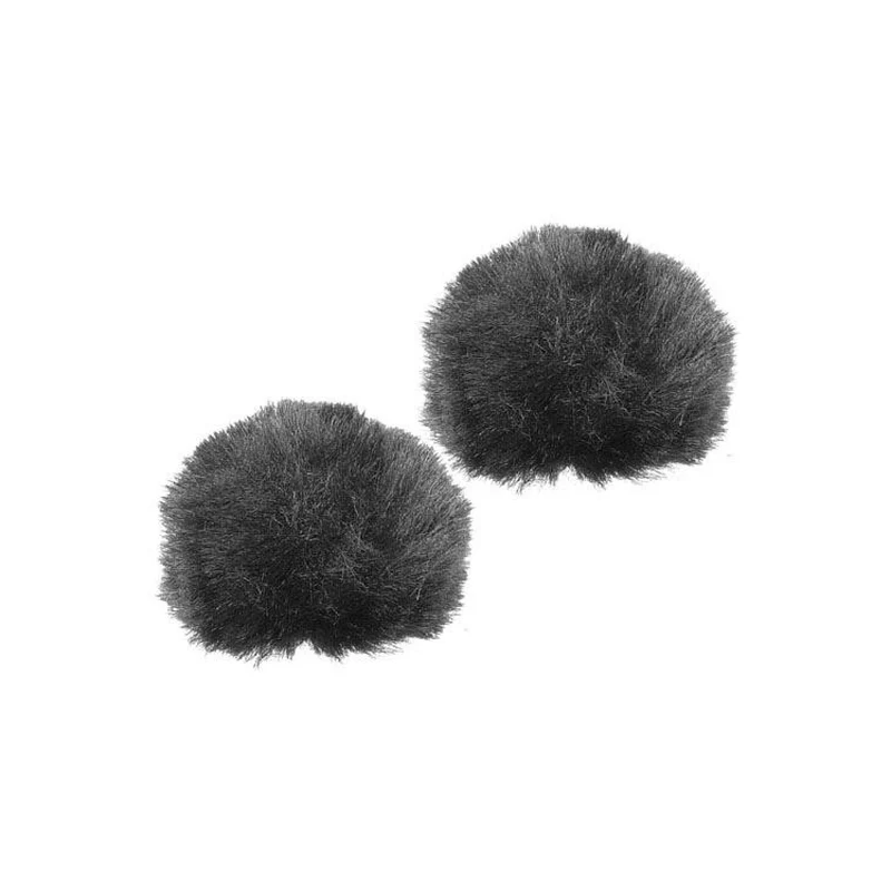 Rycote Black Lavalier Windjammer - pair