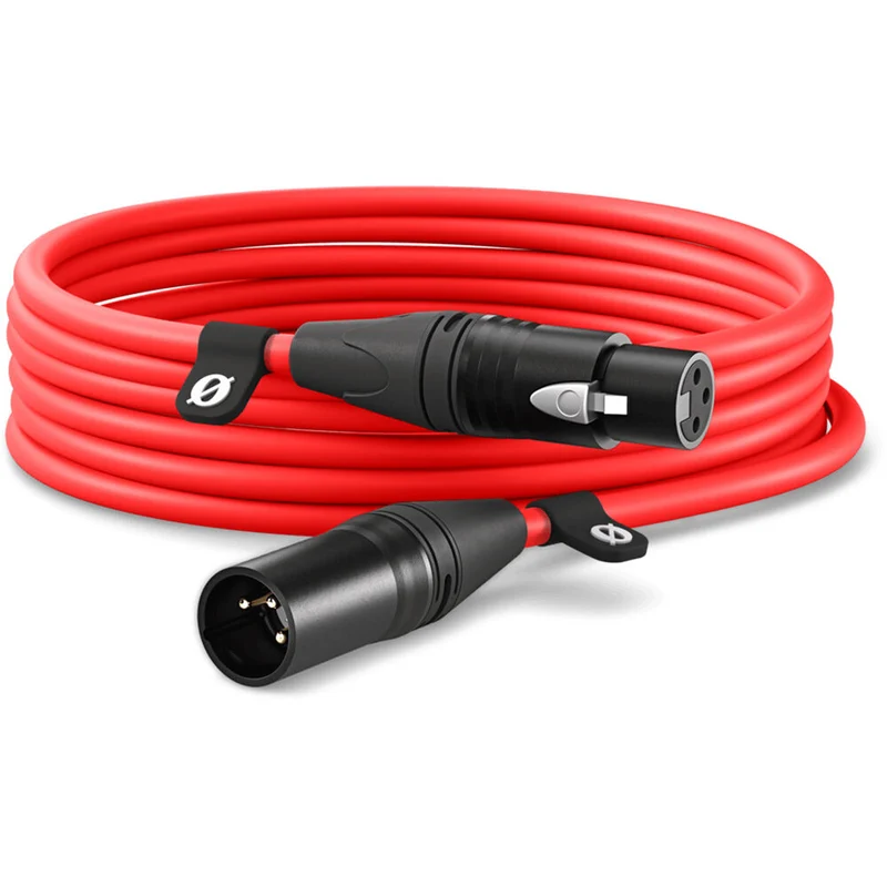 RODE Premium XLR Cable, 6M / 20 Feet, Red