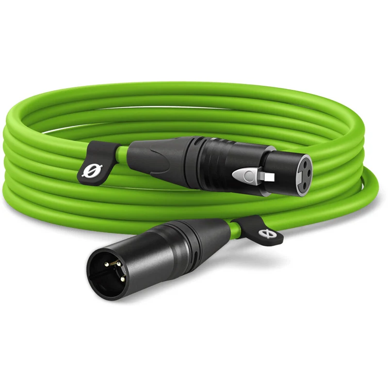 RODE Premium XLR Cable, 6M / 20 Feet, Green