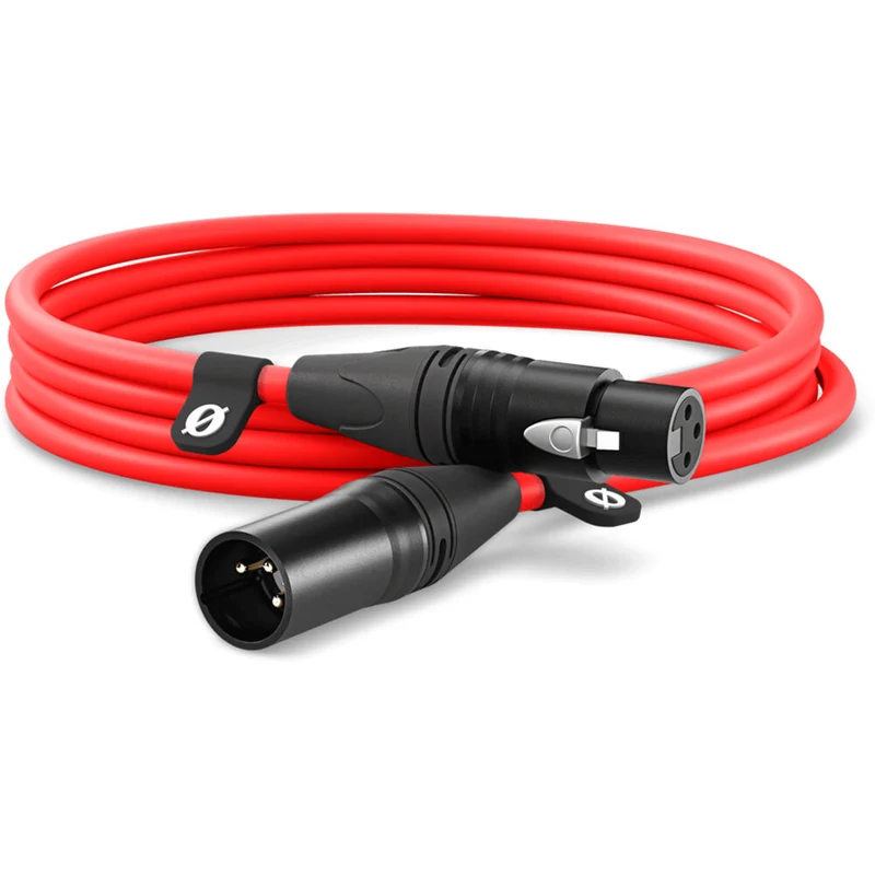 RODE Premium XLR Cable, 3M / 9.8 Feet, Red