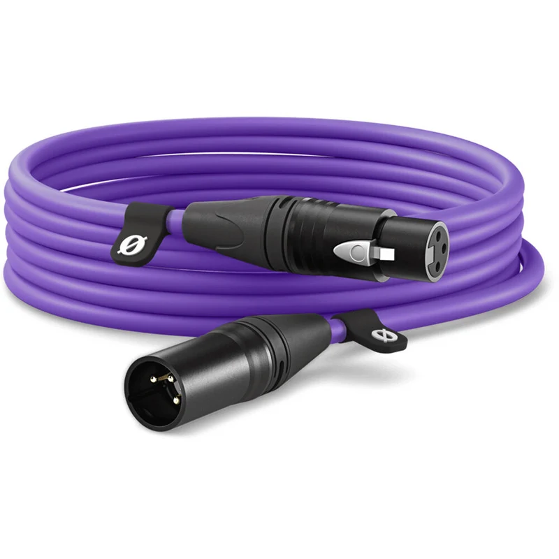 RODE Premium XLR Cable, 6M / 20 Feet, Purple