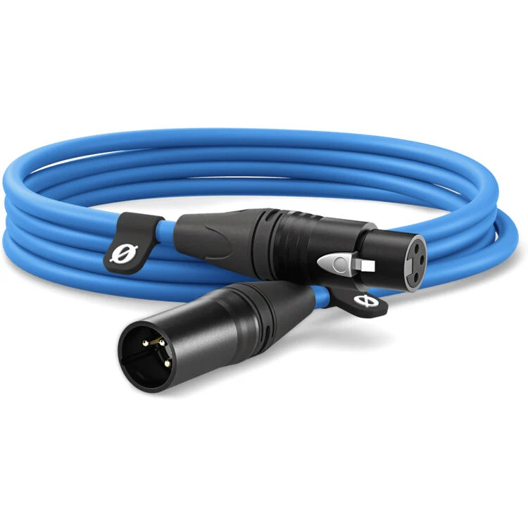 RODE Premium XLR Cable, 3M / 9.8 Feet, Blue
