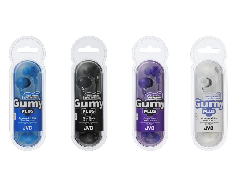 JVC Gumy PLUS Inner Ear Headphones (Grape Violet)