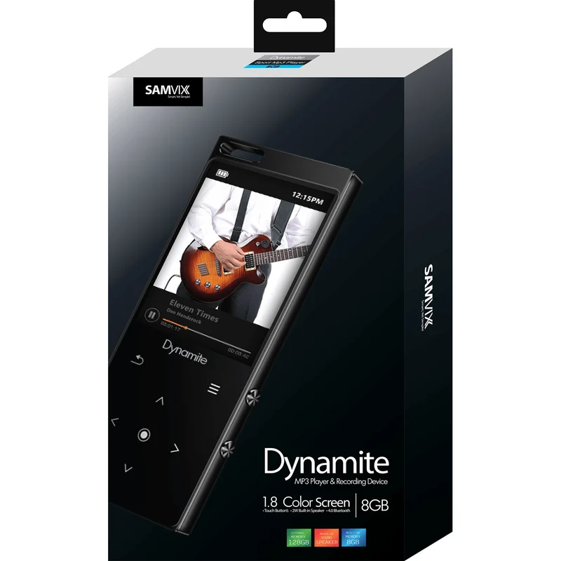 Samvix Dynamite 8GB Sport MP3 Player - Blue