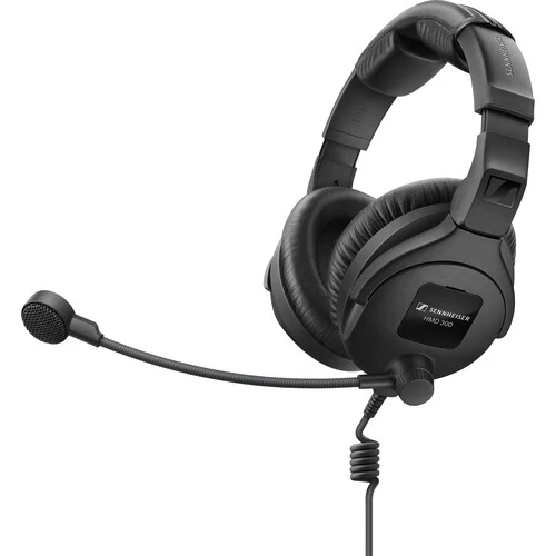 Sennheiser HMD 300 X3K1 Dual-Ear Around-Ear Broadcast Headset with Dynamic Mic and Cable