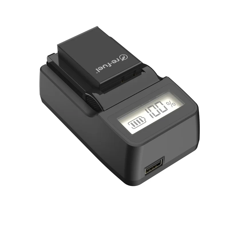 Digipower Re-Fuel Travel Camera Battery Charger for Canon