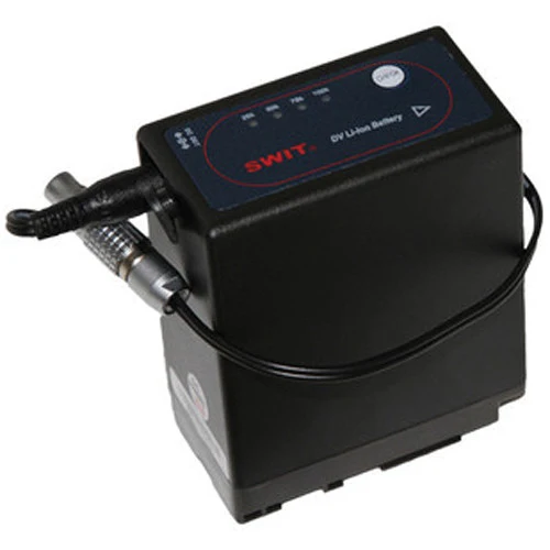 Teradek Sony NP-F970/F770 Battery Pack with 10" Barrel Adapter to 2-Pin Lemo Cable