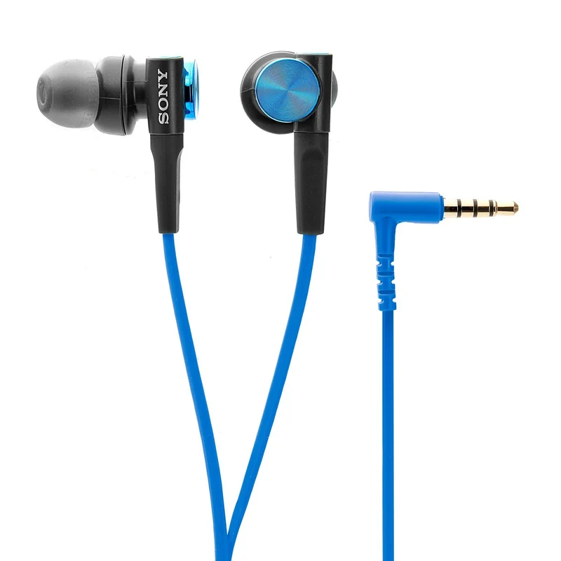 Sony Sony MDR-XB50AP - Earphones with mic - in-ear - 3.5 mm jack - blue