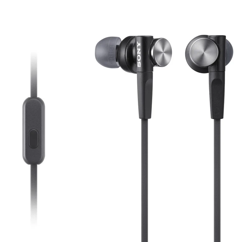 Sony Sony MDR-XB50AP - Earphones with mic - in-ear - 3.5 mm jack Black