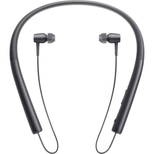 Sony MDR-EX750BT - Earphones with mic - in-ear - behind-the-neck mount - wireless - Bluetooth - NFC - charcoal black