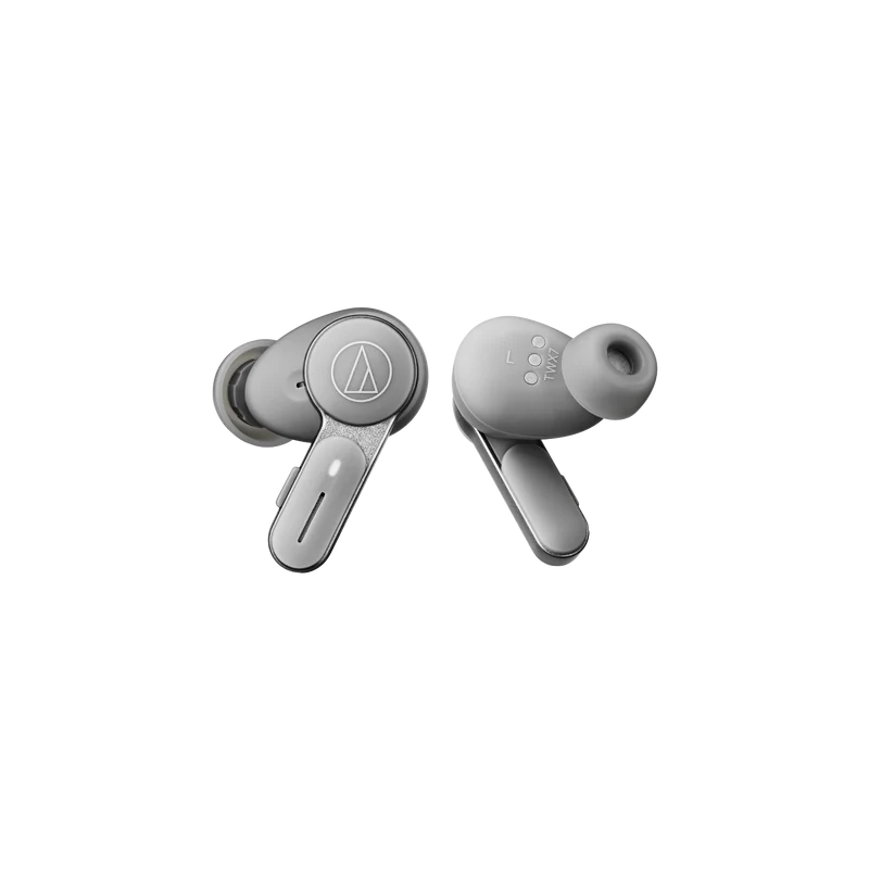 Audio-Technica Consumer ATH-TWX7 Noise-Canceling True Wireless Earbuds (Gray)