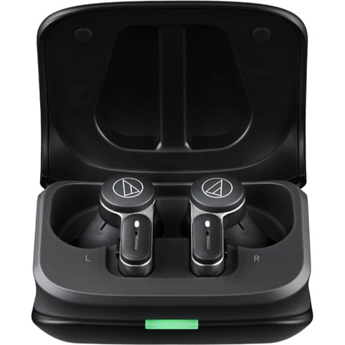 Audio-Technica Consumer ATH-TWX7 Noise-Canceling True Wireless Earbuds (Black)