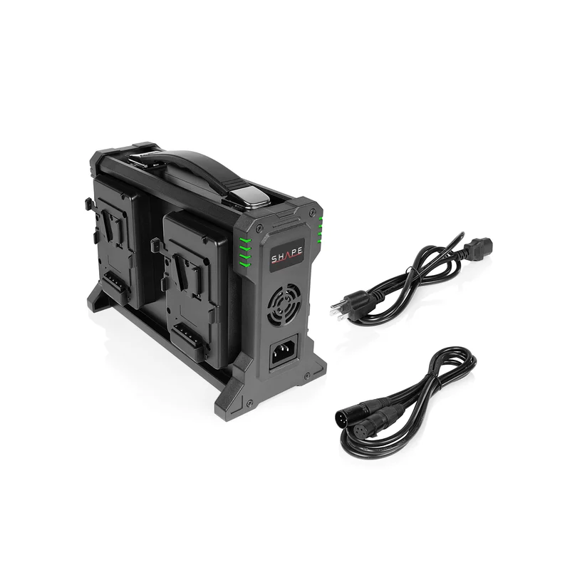 SHAPE FULL PLAY Intelligent 4-Bay V-Mount Battery Charger