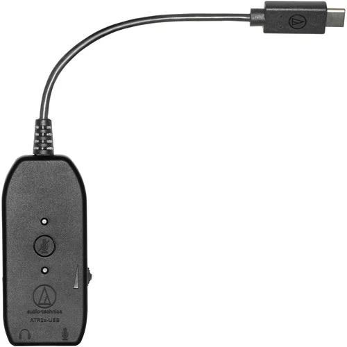 Audio-Technica Consumer ATR2x-USB 3.5mm to USB 2.0 Type-C Audio Adapter