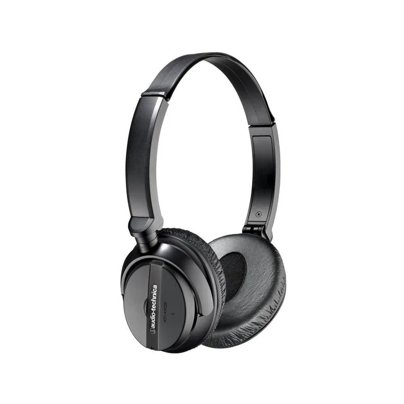 Audio-Technica ATH-ANC20 Consumer QuietPoint Active Noise-Cancelling On-Ear Headphones