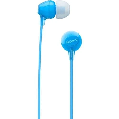 Sony WI-C300 wireless earphones with mic - Blue